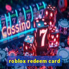 roblox redeem card